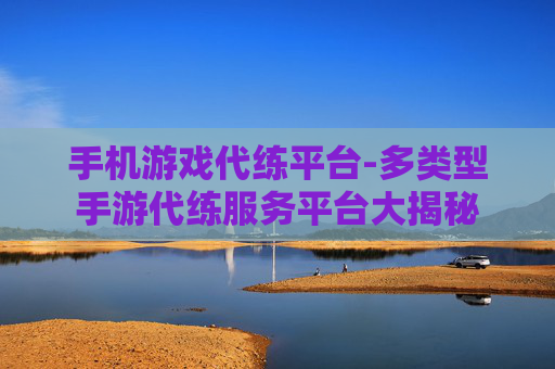 手机游戏代练平台-多类型手游代练服务平台大揭秘